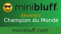 Cassandra joue au Minibluff